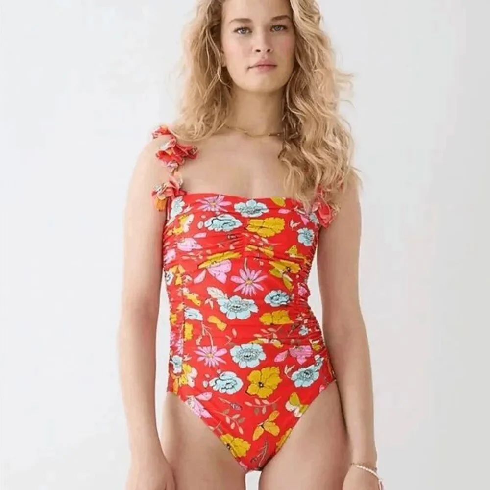 J Crew NWT size 24 ruched one-piece swimsuit plus size swim